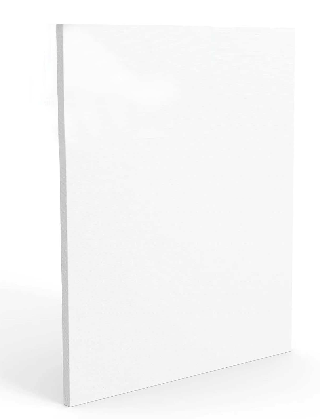Blank Canvas 40Cm X 60Cm White - 100% Cotton Artist Canvas Boards For Painting, Acrylic Pouring, Oil Paint Dry & Wet Art Media