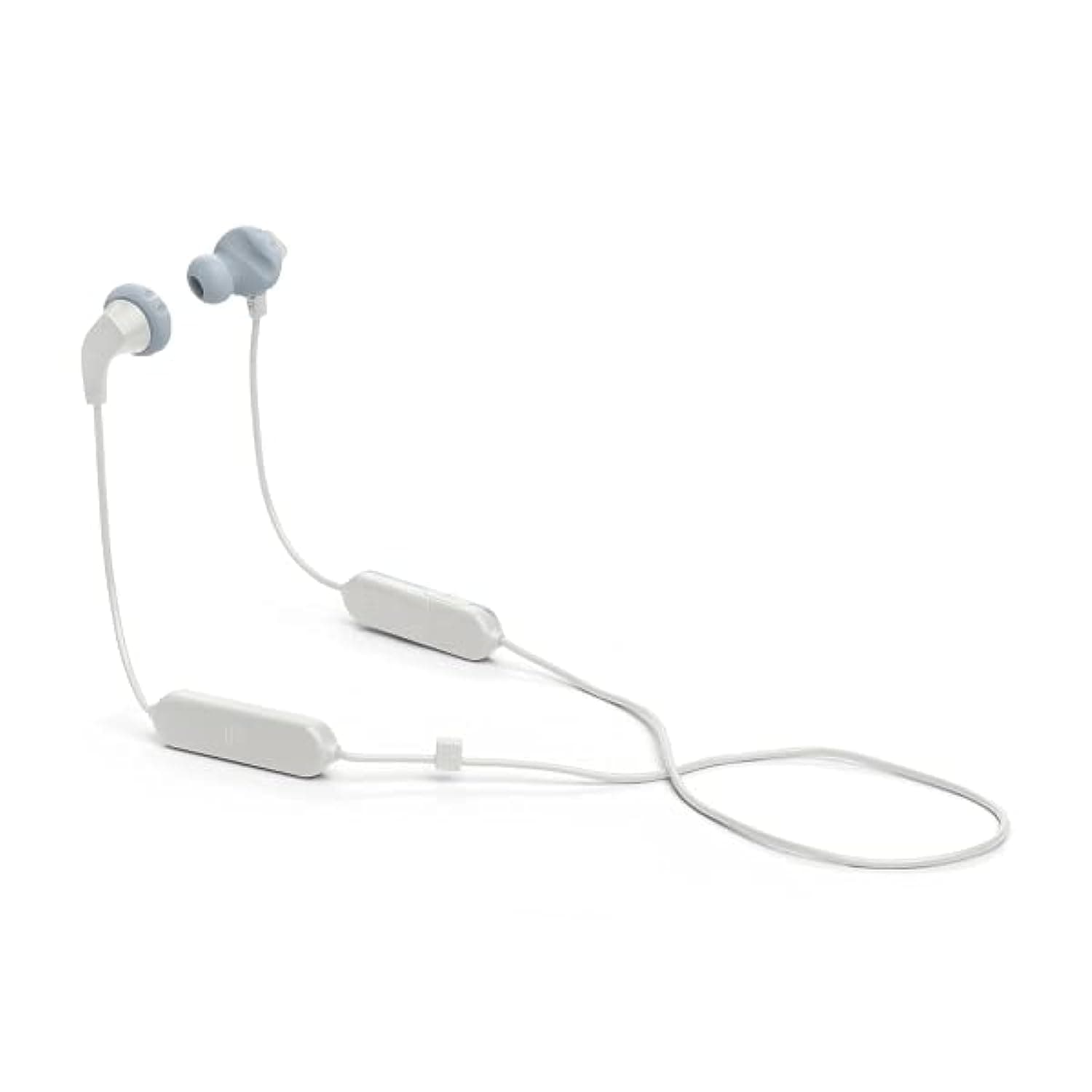 JBL Endurance Run BT Sweatproof Wireless In-Ear Sport Headphones, Fliphook, Twistlock and Flexsoft Technology, Sweatproof, 6H Battery, Hands-Free Call, Magnetic Buds - White, JBLENDURRUN2BTWHT