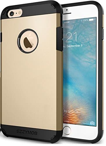 EZZYMOB iPhone 6 case and iPhone 6 plus case cover, Heavy duty Hybrid Armor Case, Dual Layer Shockproof TPU Rubber and Polycarbonate case for apple iPhone 6/6s and apple iPhone 6 Plus.