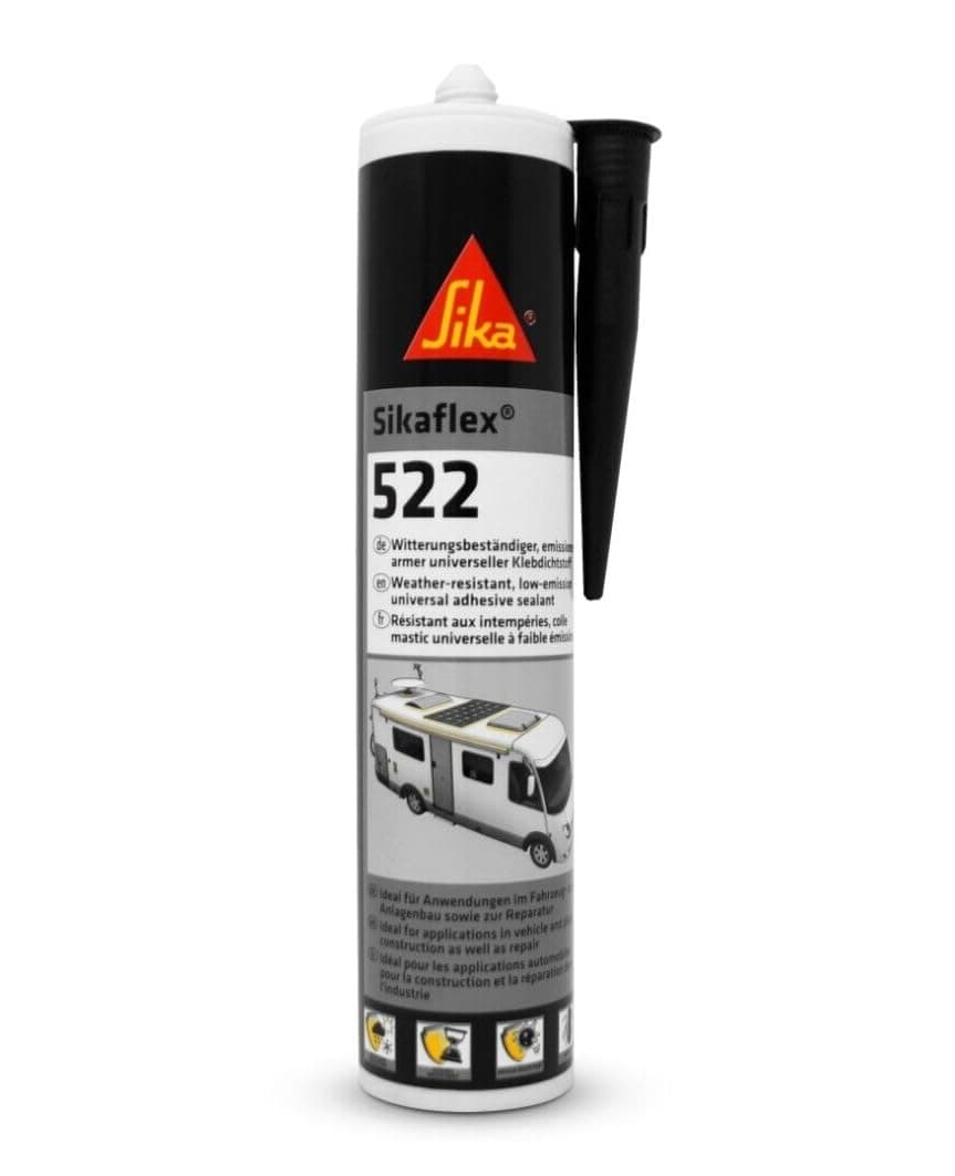 Sika - universal STP sealant - Sikaflex 522 Caravan for campers and trailers - weatherproof - white - 300 ml