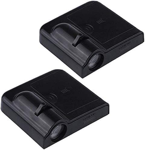 Automaze Wireless Car Welcome Logo Shadow Projector Ghost Lights Kit Set of 2 (Compatible for V-olkswagen Cars)