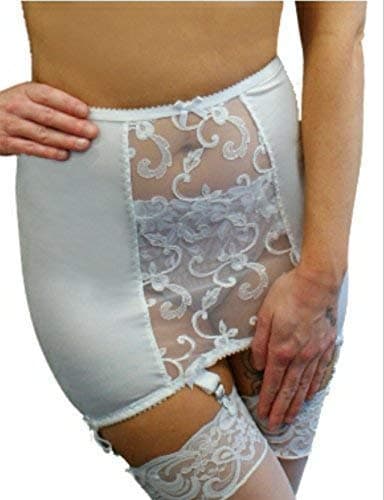 Elaine Edwards "Camilla Bridal Lace Open Bottom Girdle 6 Strap