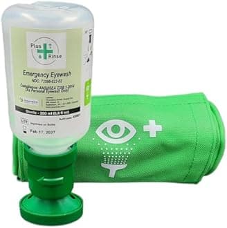 Plum 46928-2 Beltbag Eyewash Kit, 3.0" Height, 3.5" Wide, 7.0" Length, 6.8 Fluid_Ounces Volume, 0.8 Pounds, Plastic (Pack of 2)