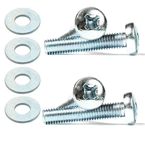 4 x M8 x 45mm Phillips Screws Bolts for TV Wall Mount Bracket + Washers H01B