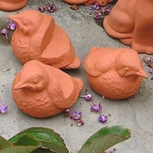Weston Mill PotteryTerracotta Bird Pot Feet (set of 3)