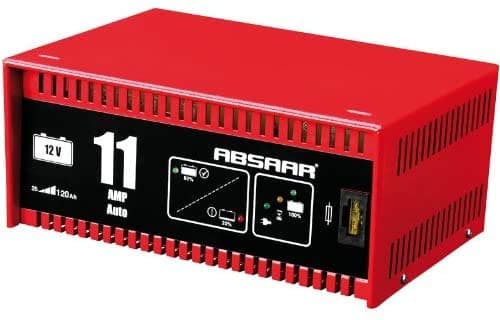 Absaar 12V 11A (10A) (GERMAN TECHNOLOGY) Leisure Battery Charger Caravan Motorhome, Marine, Boat, Mower