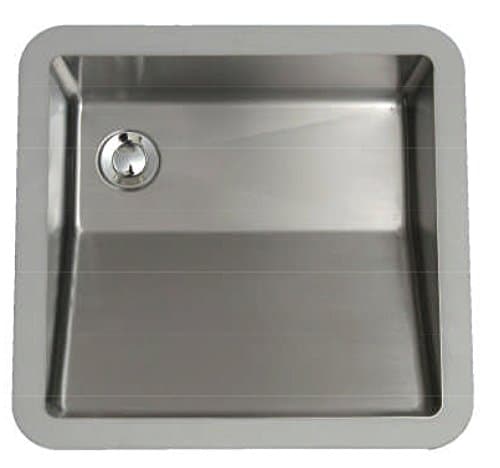 Karran E-505 17-7/8” x 16-7/8” x 5-1/2” Undermount Single Bowl 18 gauge Stainless Steel Vanity Sink