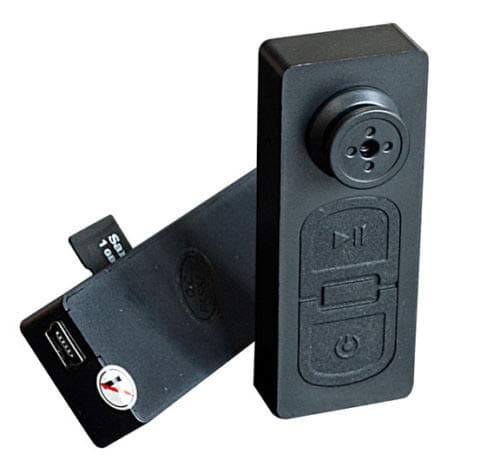 smars Mini Spy Hidden Button Camera S918 with SD Card Support Upto 16 GB