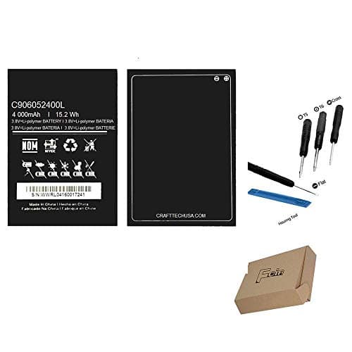 Foir OEM Battery C906052400L Comaptibel for BLU Energy X2, E050, E050U, with Disassemble Tools