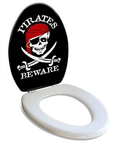 Glows in The Dark! Pirates of The Bathroom!