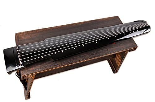 OrientalMusicSanctuary Lacquered Aged Paulownia Guqin - 7-string Chinese Zither (Zhongni Style)