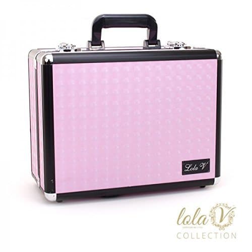Lola V Beauty Case Kelley Kit Pink with Mirror & Lights