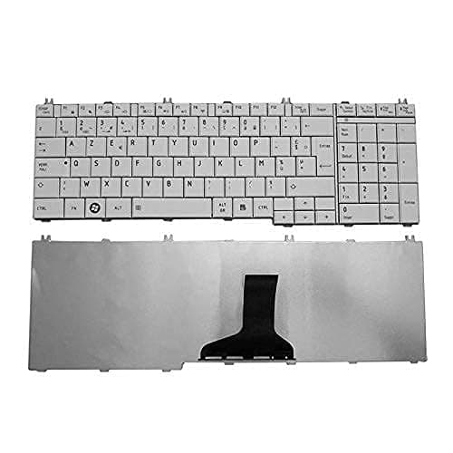 Digital Device Laptop Keyboard for Toshiba Satellite C650 C650D C655 C655D C660 C660D C665 C665D L550 L550D L650 L650D L655 L655D L670 L670D L675 L675D L770 L750D L755 B350 Series (White)