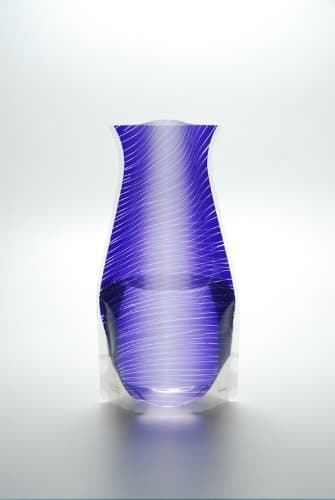 Collapsible Flower Vase "Purple Transito" By Vazu
