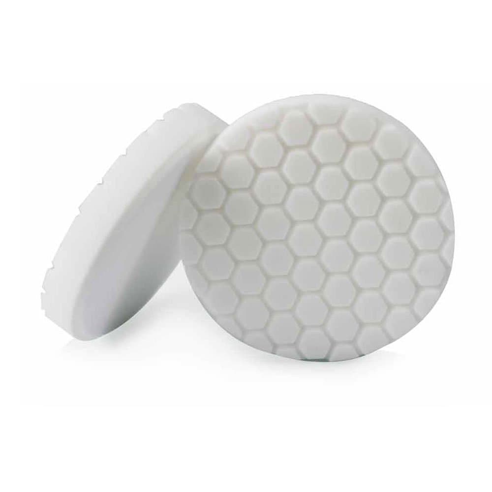 BUFX_104HEX4 BUFX_104_HEX4 Hex-Logic Light-Medium Polishing Pad, White (4.5 Inch Pad Made for 4 Inch Backing Plates), 1 Pad Included
