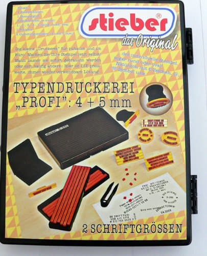 Typedruckerei "Profi" stamp for DIY set-up