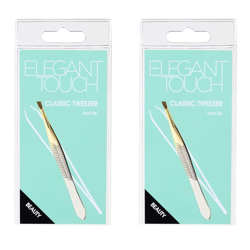 Elegant Touch Essential Implements Slant Tip Tweezers (Pack of 2)