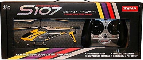Syma 2nd Edition S107 S107G New Version Indoor Helicopter (Yellow)