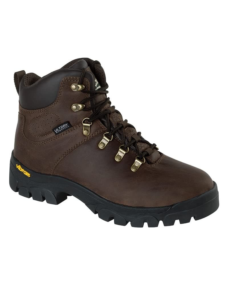 Hoggs of FifeMunro Classic W/P Hiking Boot Crazy Horse Brown - Full grain leather upper with bellows tongue, ULTDRY™ waterproof/breathable membrane