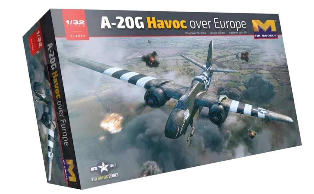 01E039 HK Model 1/32 A-20G Havoc Europe Front Full Interior Plastic Model