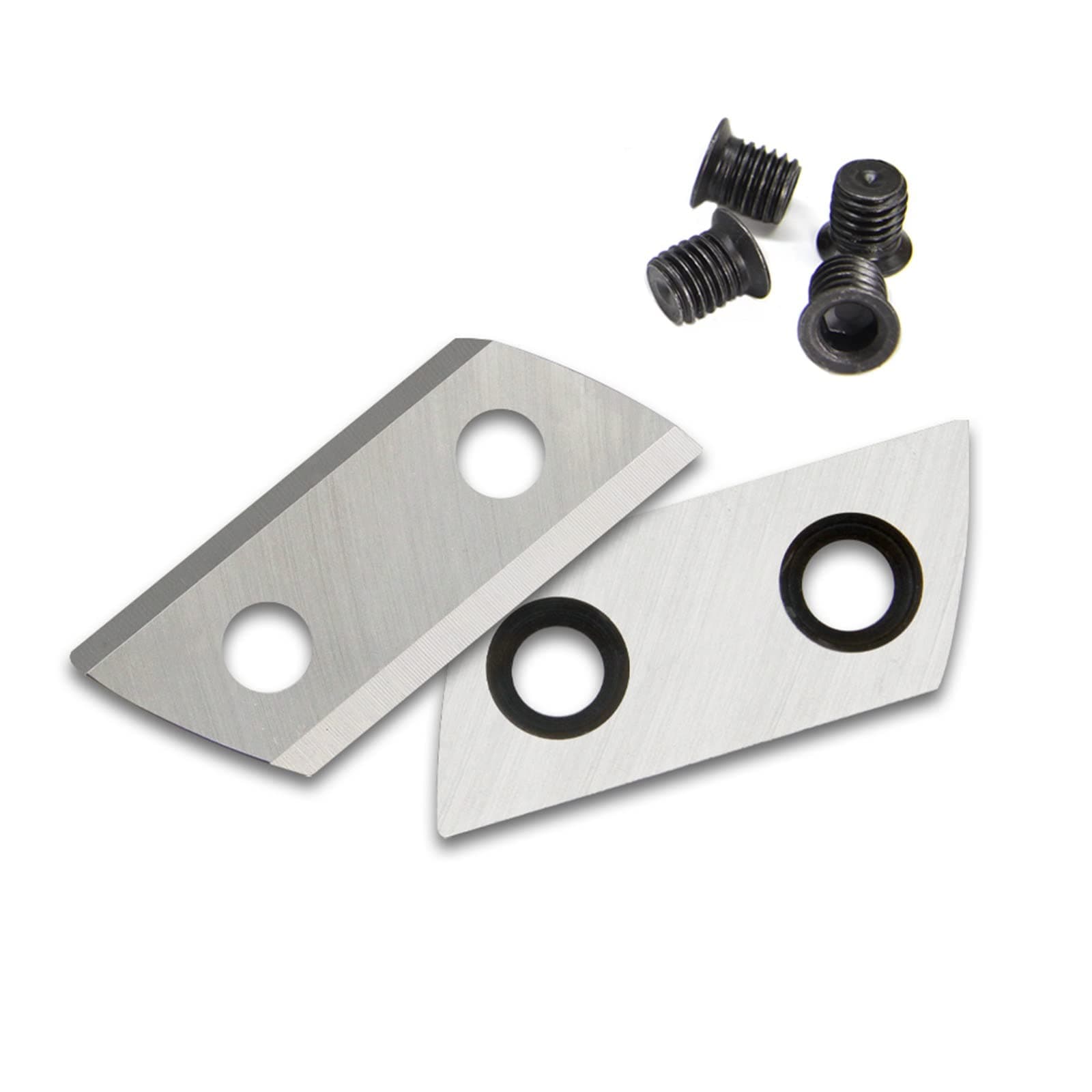 TASP Wood Chipper Blades Replacement for Sun Joe CJ601E,CJ602E,Earthwise GS70015,Wen 41119, 41121 - Double Sided Garden Shredder Cutting Knives,Pre-sharpened,Alloy Steel (Standard, piece, 2)