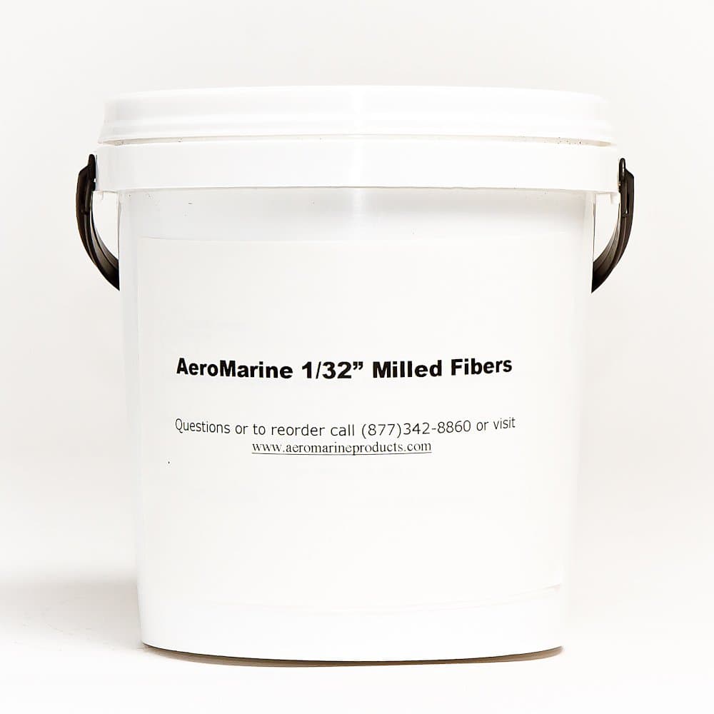 Milled Fibers, 1/32" 0.5 gallons