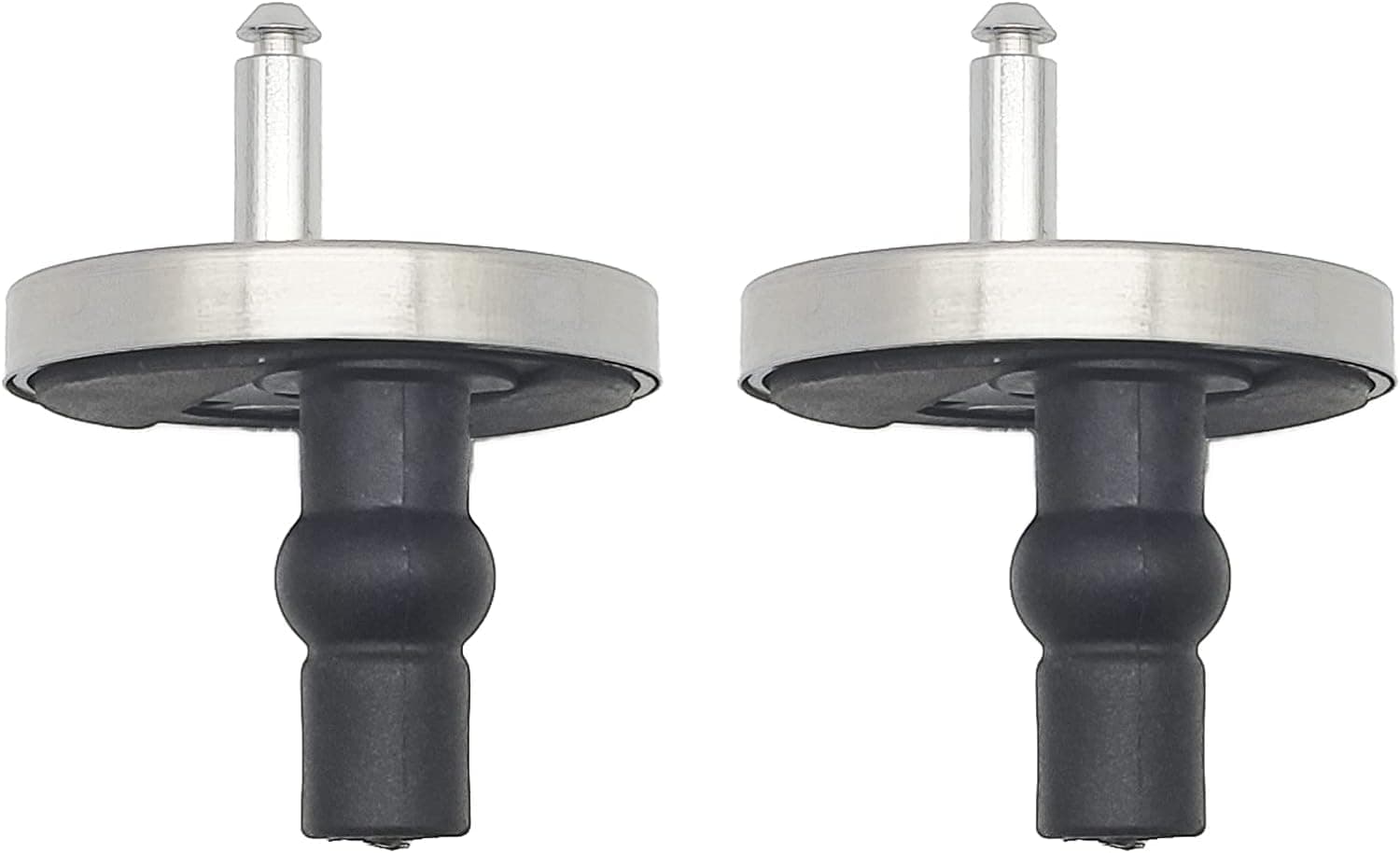 MUU Universal Toilet Seat Bolt kit,Screws,Quick Release,Easy to Install- Toilet Seat Replacement Parts Kit,Toilet Cover Maintenance Accessories,Fixing Accessories (Circle Screws)