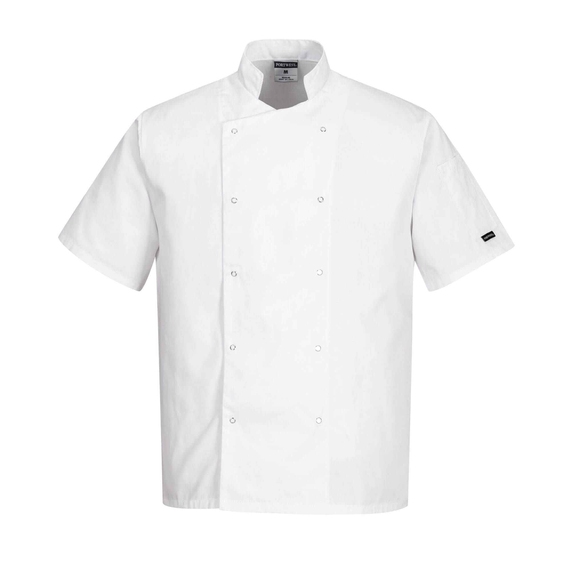 Portwest Workwear Mens Cumbria Chefs Jacket White Medium, White, M