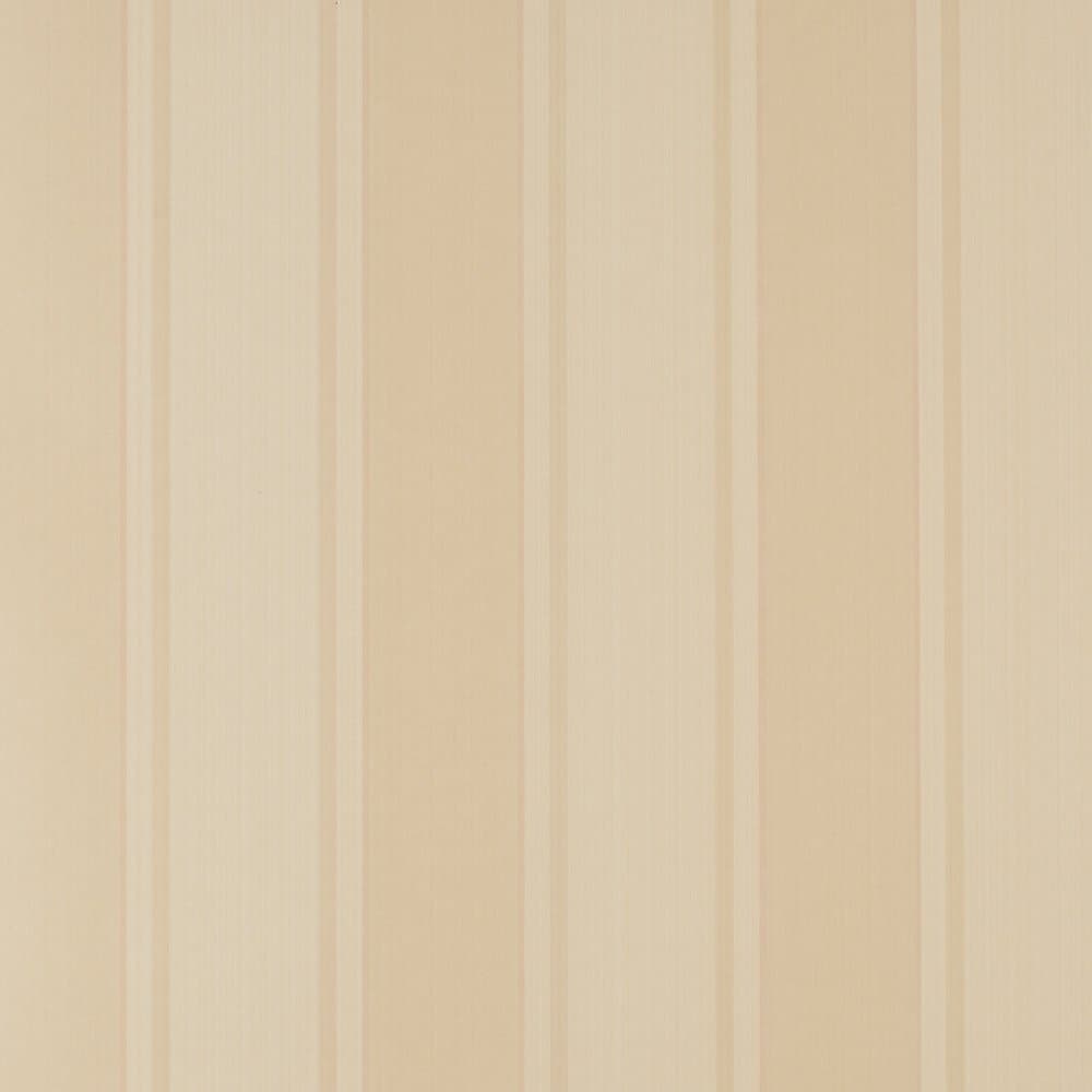 Zoffany Beige Wallpaper Roll - Striped Pavilion Design - Colour: 7708001