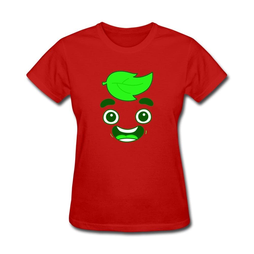 SLJD Women's Guava Juice Youtuber Gaming Design O Neck Short Sleeve T Shirt