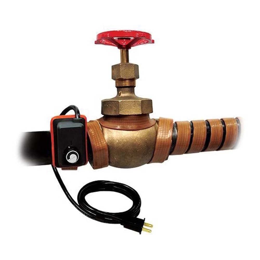 BriskHeat HSTAT201010 XtremeFLEX Heating Tape with Adjustable Thermostat Controller, 1440W, 120 Volt