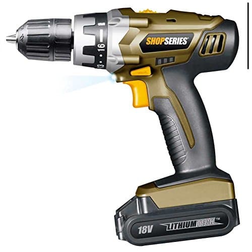 Rockwell Shop Series [SS2800] 18V Lithium Ion Drill w/ LED Light to Improves Visibility in Darker Locations