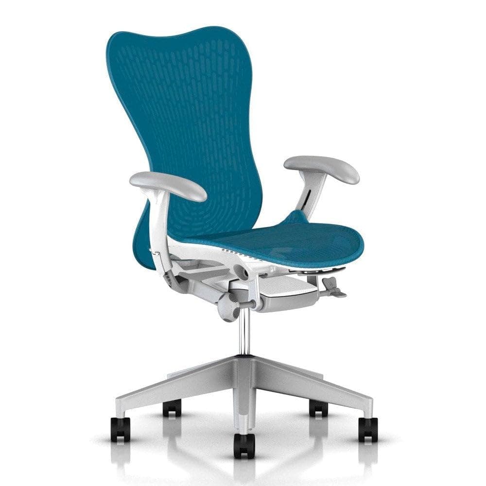 Mirra 2 Turquoise/Studio White Office Chair (𝘙𝘦𝘯𝘦𝘸𝘦𝘥) (Turqouise)