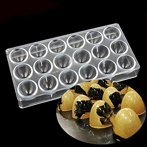 Easter Egg Half Ball Cone Shape Polycarbonate Chocolate Mold Egg Bell Chocolate Mold Ice Mould For DIY Cake Tools