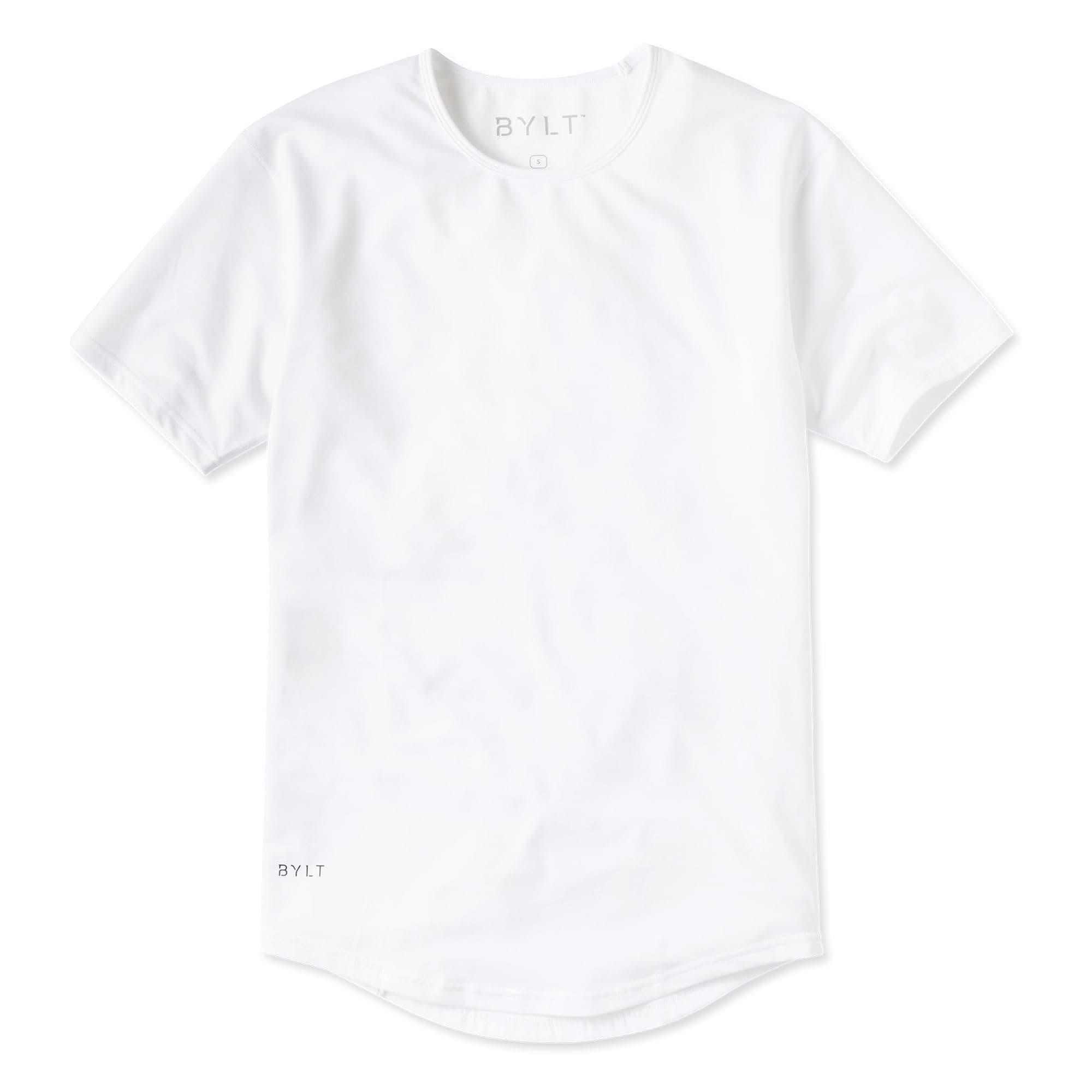 Mens Drop-Cut Men's T Shirt, Plain Tshirts for Men, Drop Cut Basic Crewneck Tee, Wrinkle Resistant, Stretch Fit