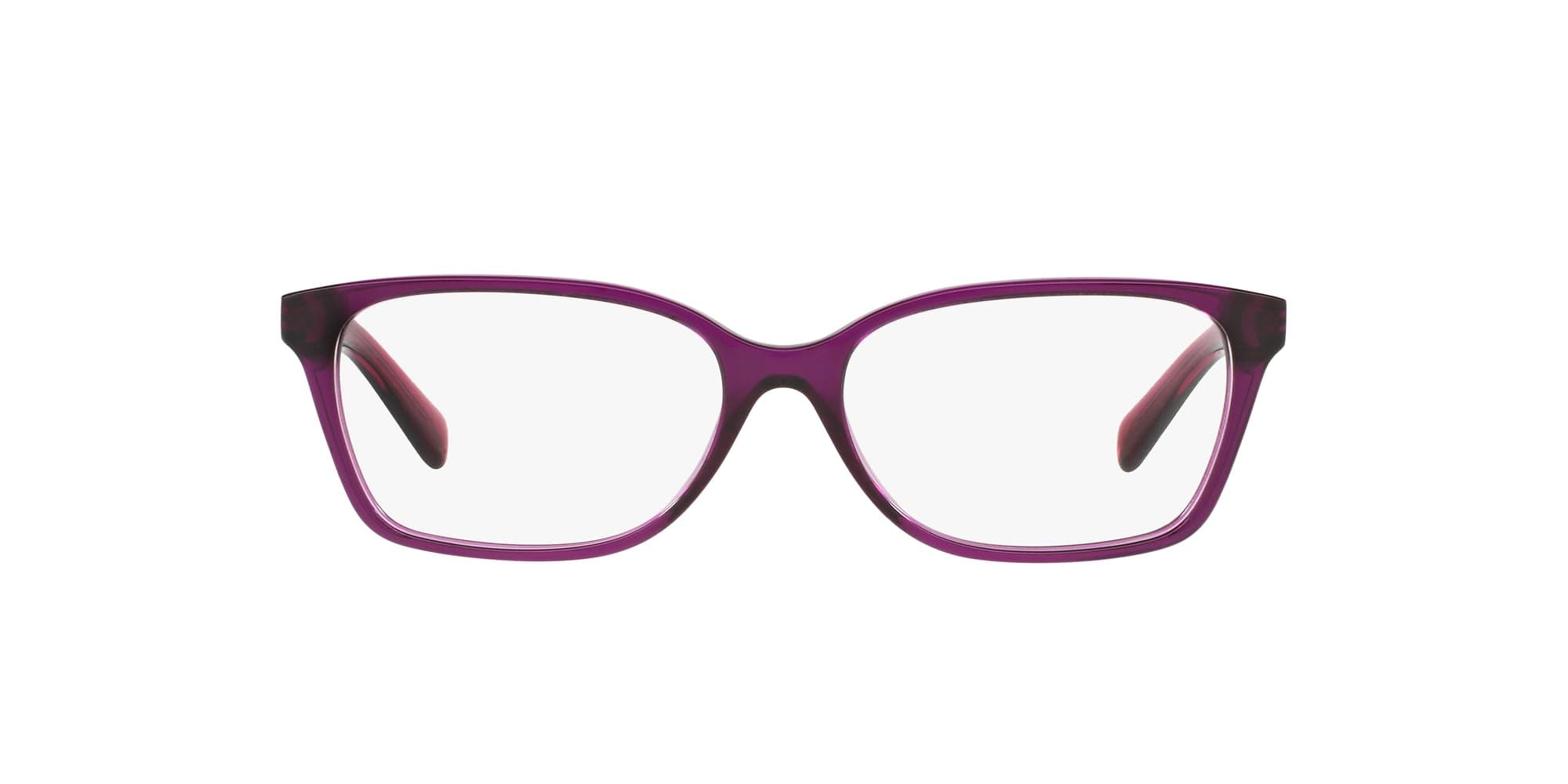 MK4039 India Prescription Eyewear Frames, Transparent Purple/Demo Lens, 54 mm