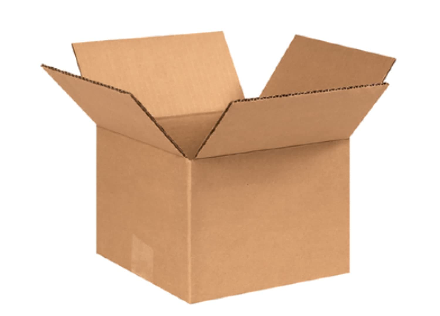 Secure Seal - 8x8x6 Pack of 50 Corrugated Cardboard Packing Shipping Mailing Moving Carton Boxes