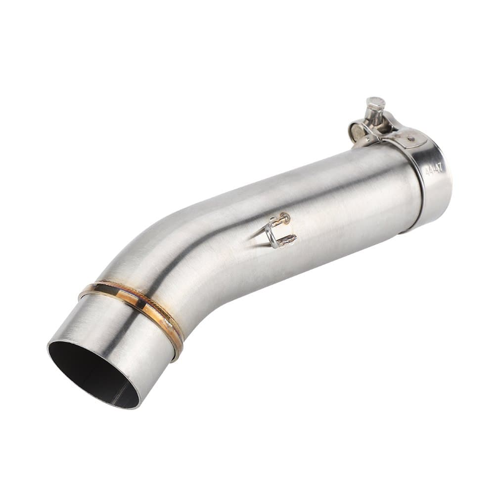 For R6 Exhaust Link Pipe - Exhaust Pipe Motorcycle Exhaust Middle Pipe Link Connector Stainless Steel Exhaust Vent Middle Link Pipe For Cb400 1.73-1.85/2In