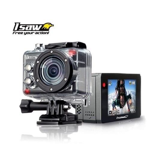 ISAW Advance Full HD Waterproof Helmet Action Camera, Sports Camera + free gift