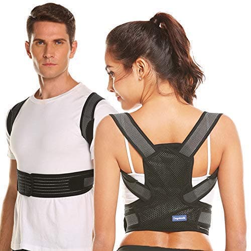 Posture Corrector for Men&Women Back Brace Designed Upper Back Support for Providing Pain Relief from Neck,Back, Waist and Bad Posture - Clavicle Support for Slouching (L)