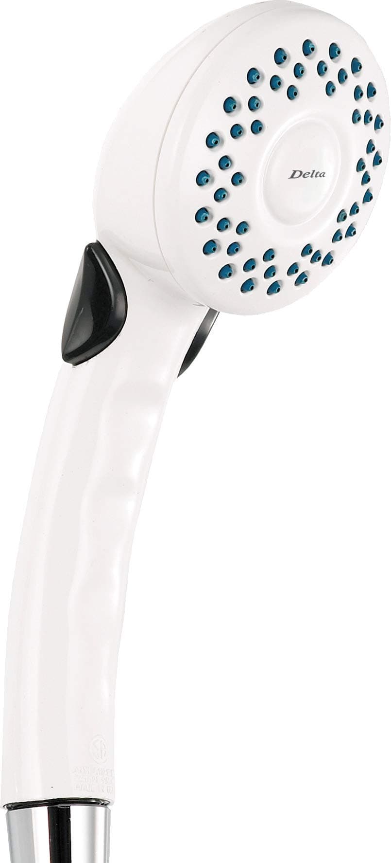 Alsons 462PBBX Classic Full-Spray Push Button Hand Shower, White