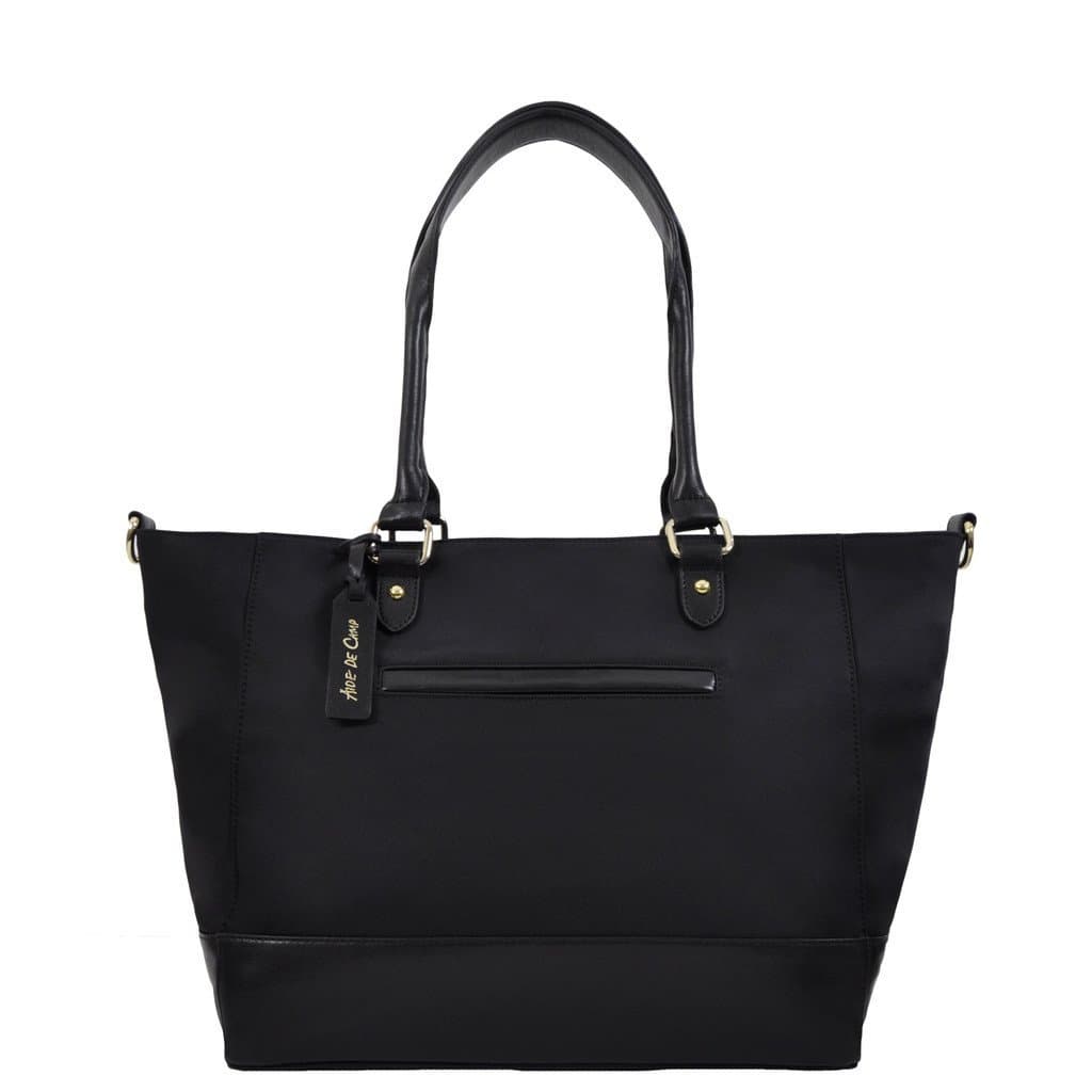 Aide de Camp - Valencia Camera Travel Bag with Trolley Sleeve and Detachable Padded Pouch (Black)