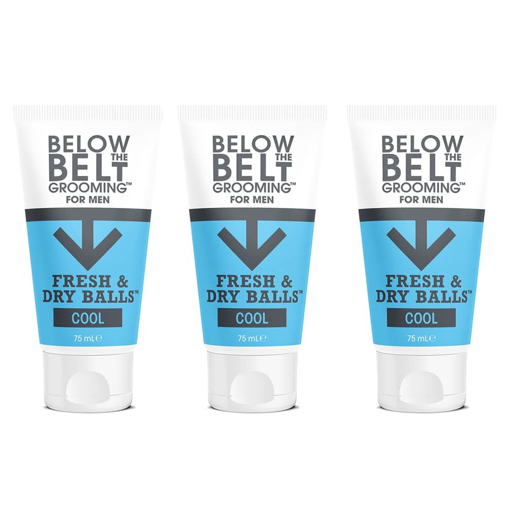 Below The Belt Fresh and Dry Balls 75ml (3x75ml, Cool)