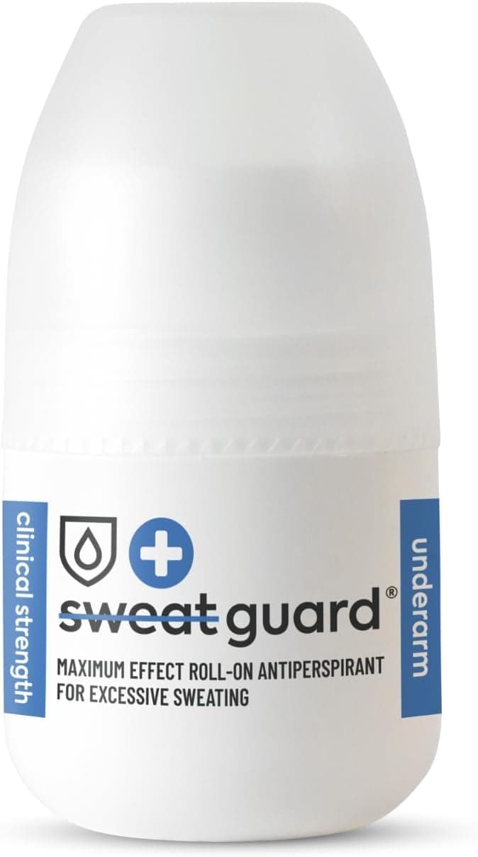 Underarm Antiperspirant - Roll On 50ml. Fragrance Free, Anti-Sweat Antiperspirant For Armpit - Controls Excessive Sweating & Odour. Maximum Effect Hyperhidrosis Treatment For Dry Armpits