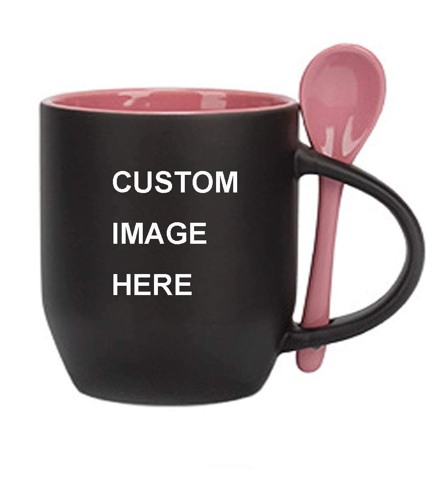 Magic Custom Photo Color Changing Coffee Mug Cup, Personalized DIY Print Ceramic Hot Heat Sensitive Cup -Add Your Photo&Text