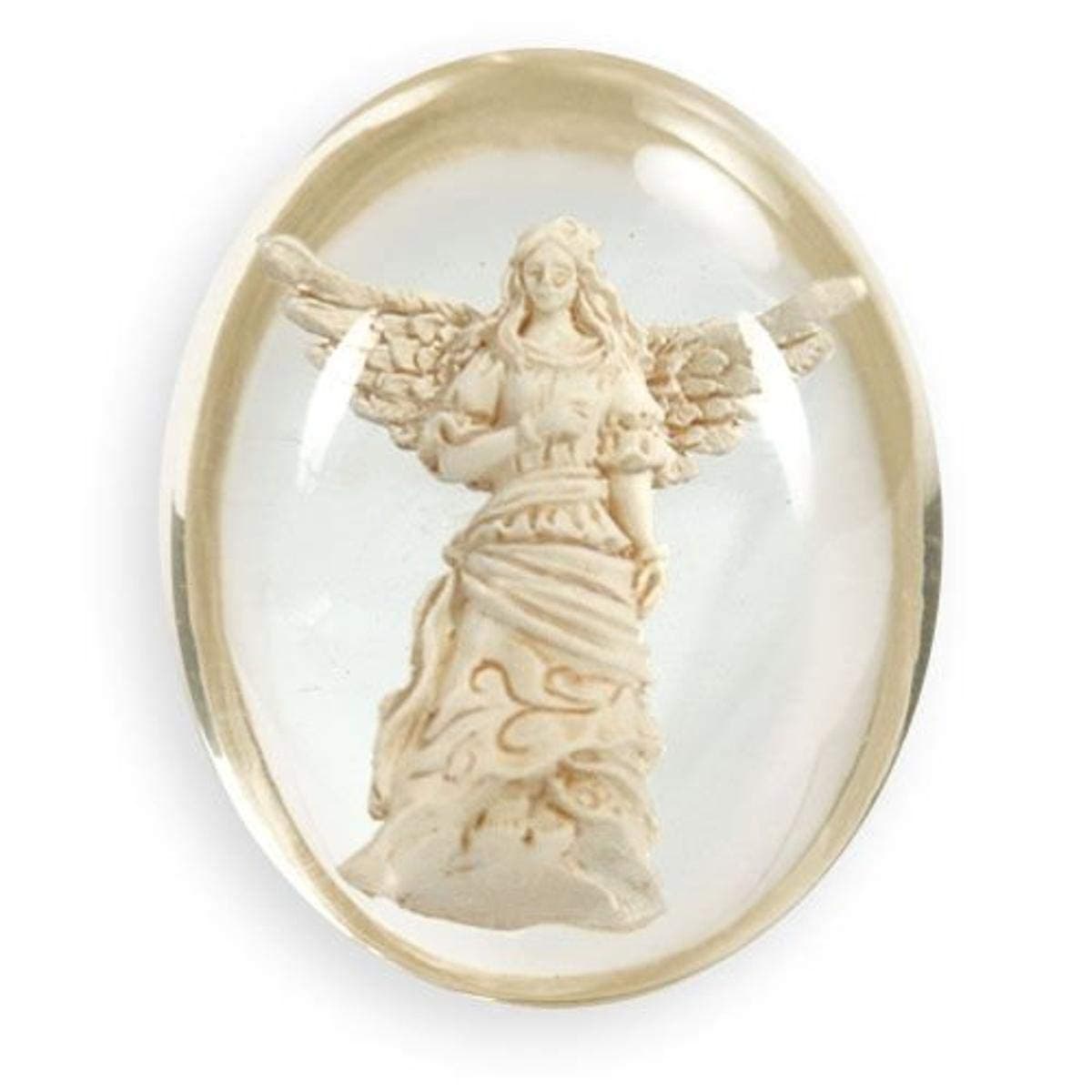 8708 Guardian Angel Worry Stone, 1-1/2-Inch