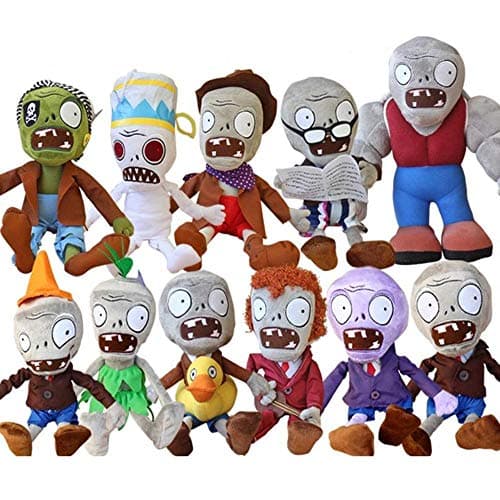 solazi Plants vs Zombies Plush Toys 30cm PVZ Gargantuar Hats Pirate Duck Zombie Plush Stuffed Toys Doll Soft Toy