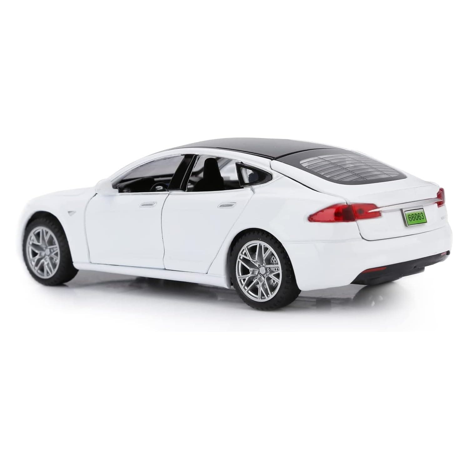 SASBSC Toy Cars Model S Die Cast Metal Model Cars with Door Open Light and Sound Pull Back Car Toys for Boys and Girls 3-12 Years Old