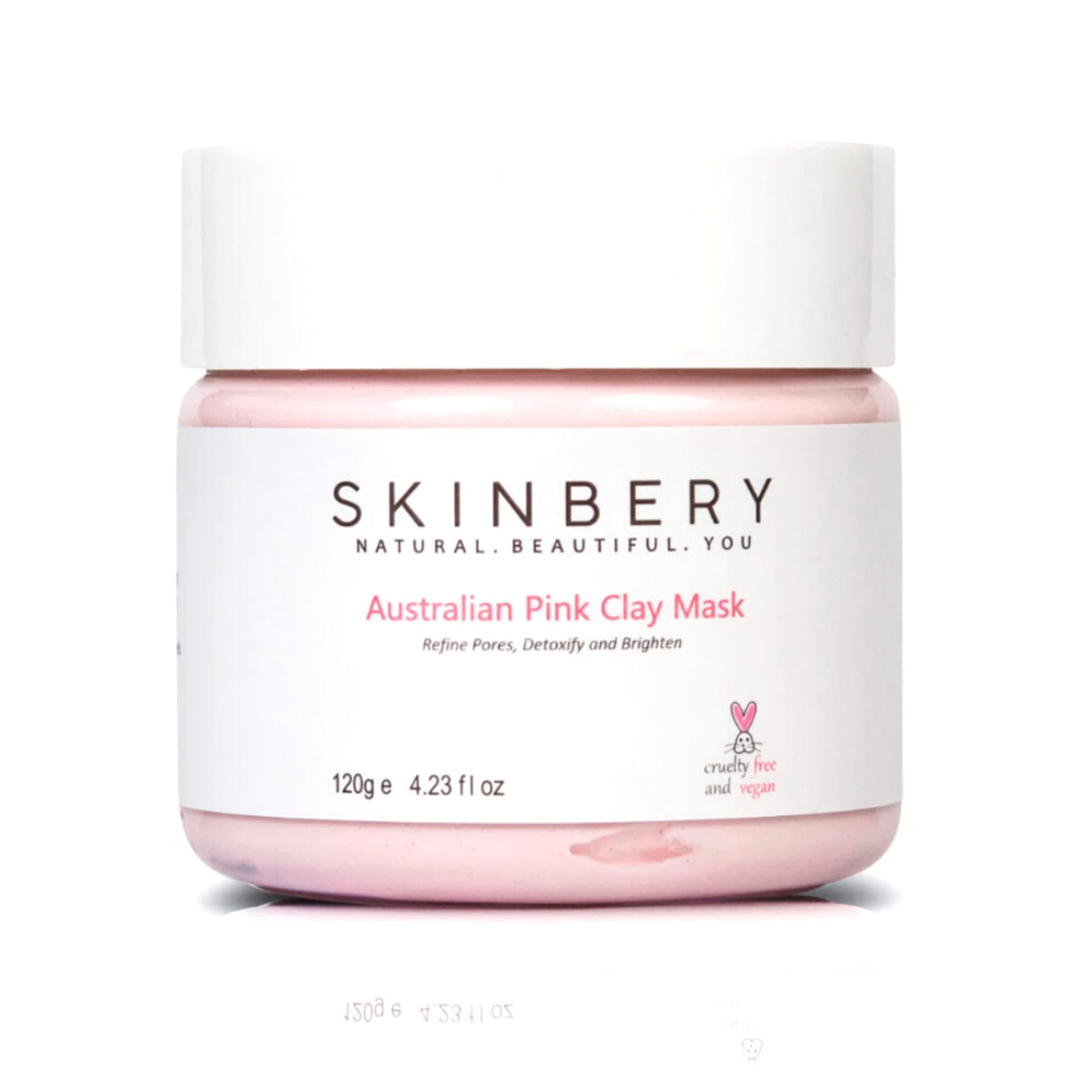 Pink Clay Face Mask Spa Quality Pore Cleanser Acne Treatment