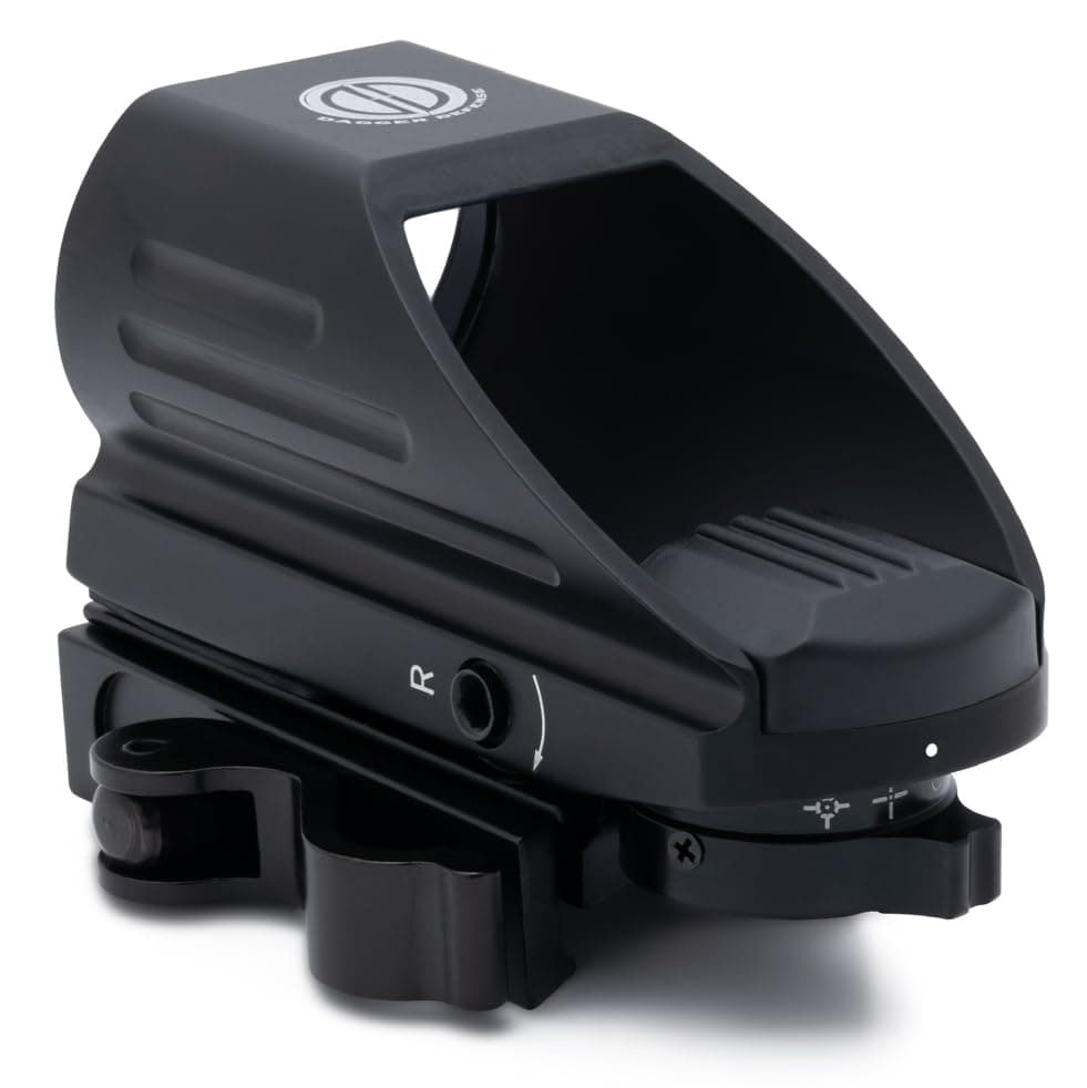 Veteran Owned Company- DDHQ Red Dot Reflex Sight Scope with Quick Detach Mount- Reflex Sight Optic and Substitute for Holographic red dot Sight